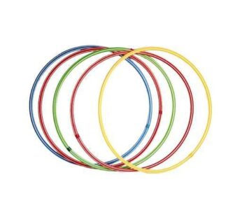 Gymnastics circle Hula Hop 80 cm multicolored 10 pcs. set