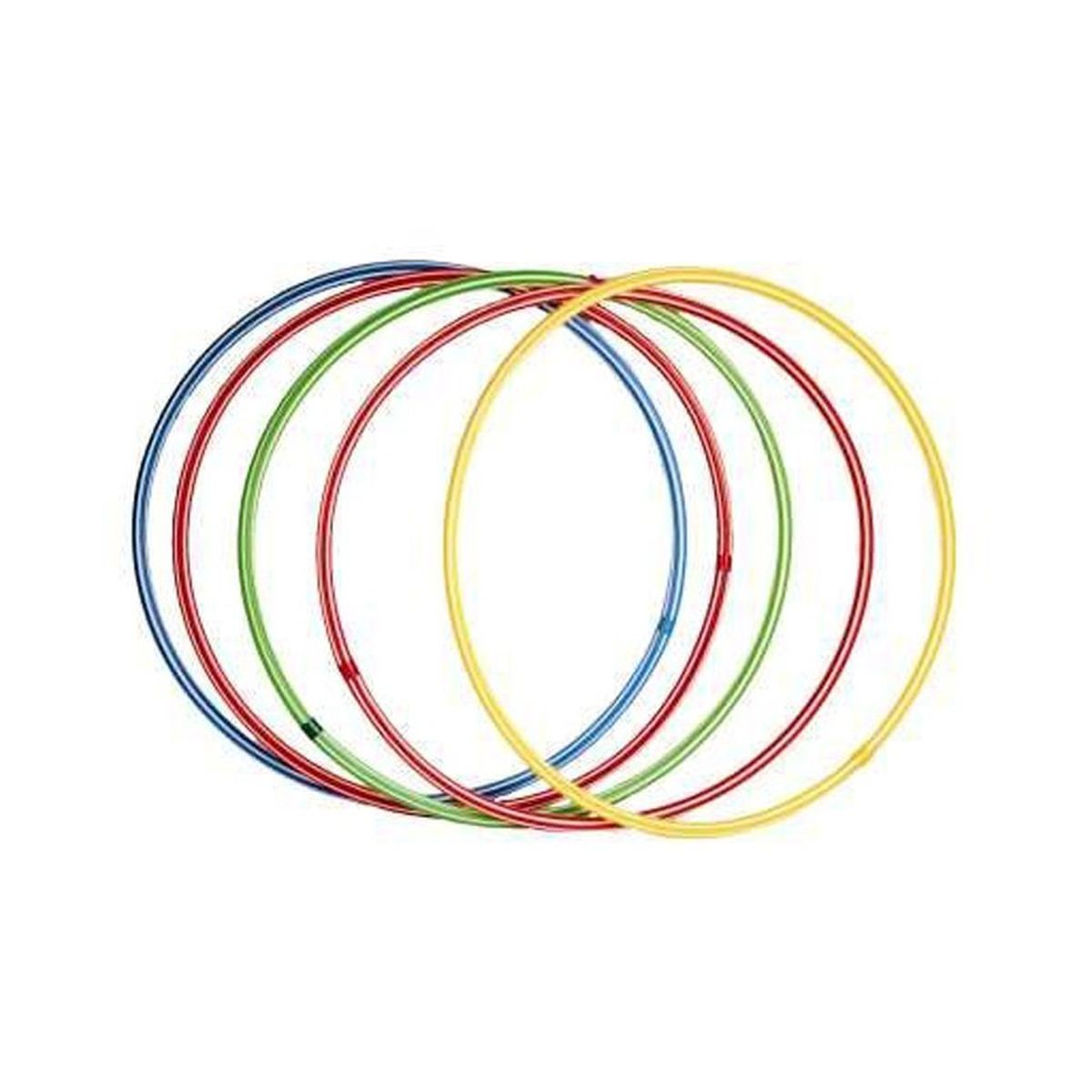 Gymnastics circle Hula Hop 80 cm multicolored 10 pcs. set