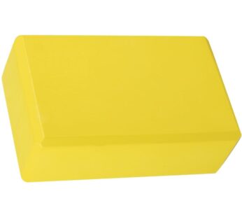 Yoga block ENERO FIT Yellow