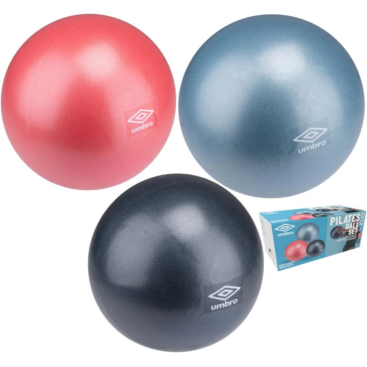 FITNESS PILATES Ball 18cm 22cm 25cm 3 pieces UMBRO