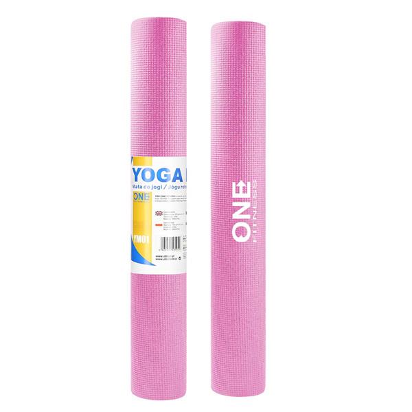 YM01 yoga mat (pink) ONE FITNESS