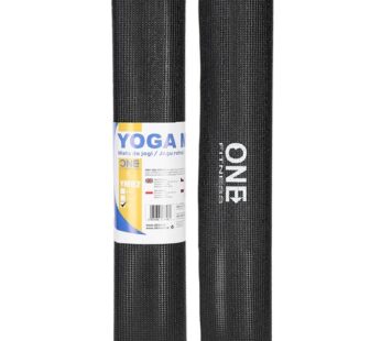 Yoga mat YM02 ONE FITNESS Black