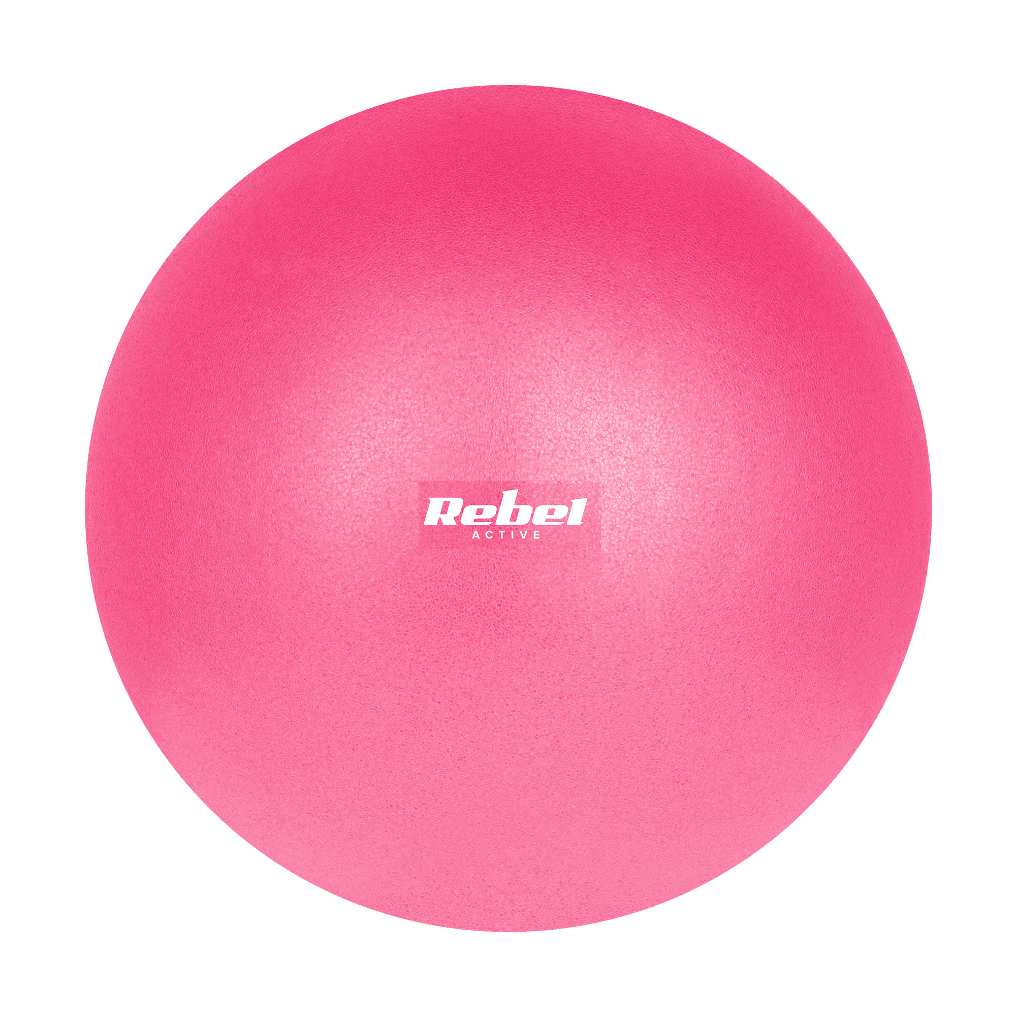 Mini Pilates ball for rehabilitation 25cm, pink, REBEL ACTIVE