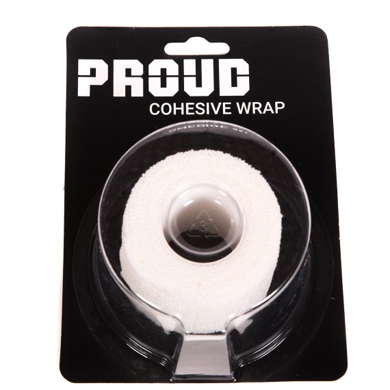Training armbands COHESIVE WRAP PROUD : White - 50mm
